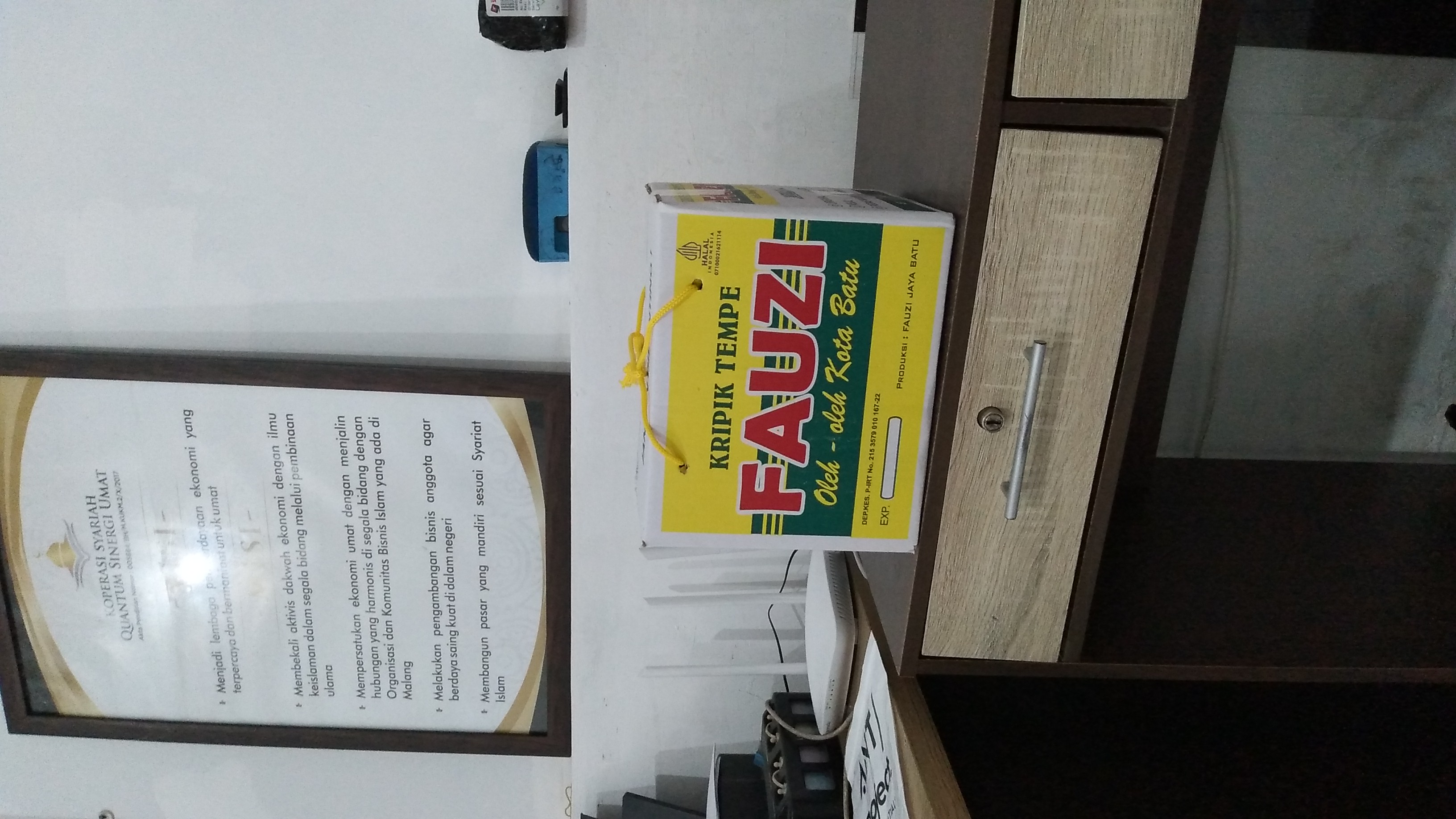 Kripik Tempe Paket Bok Merek FAUZI Isi 12pcs