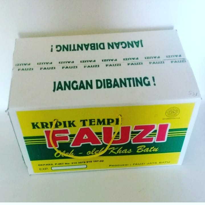 Kripik Tempe Paket Bok Merek FAUZI Isi 15 Pcs